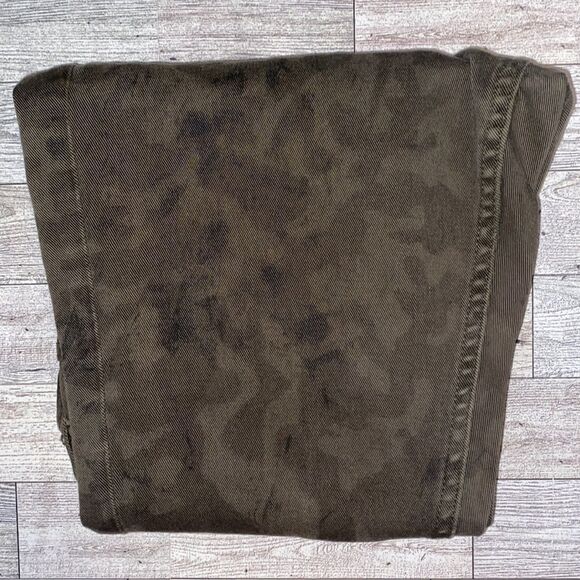 Zara, Retro, Basic Denim, Army Green, Camouflage Denim Jeans - Picture 7 of 8